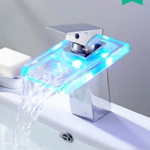 Water Temperature Sensitive LED Bathroom Faucet - Image 17