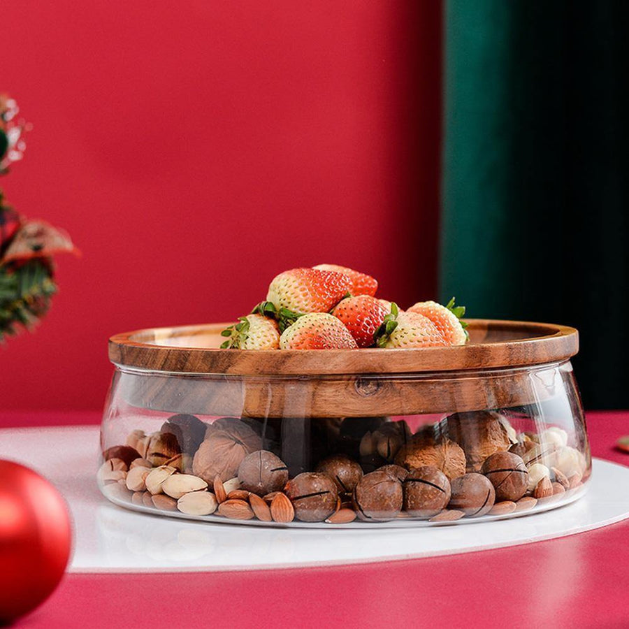 Elegant Glass Bowl Dried Food Storage Box - Image 4