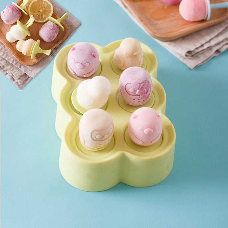 Cute Animal Shape Ice Cream Popsicle Mold - Image 2