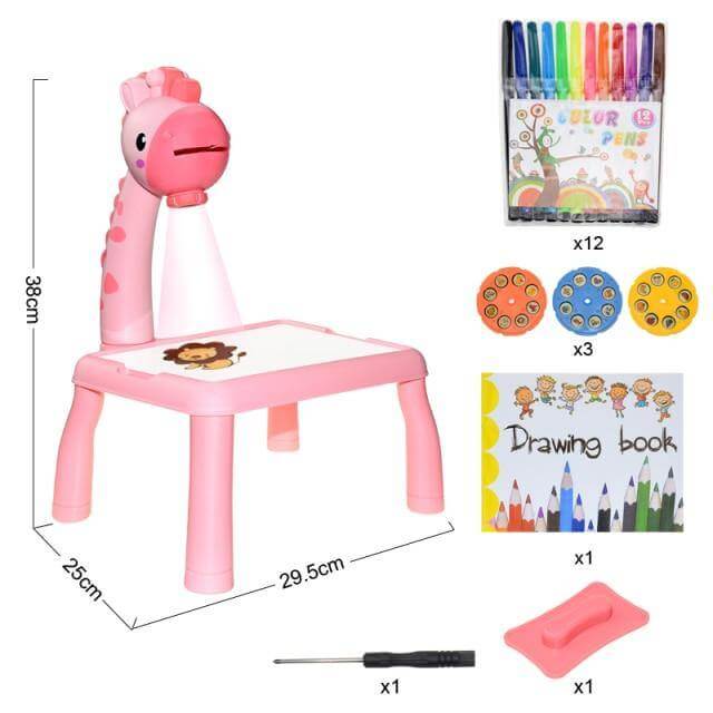 Educational Kids Art Drawing Projector Table - Image 13