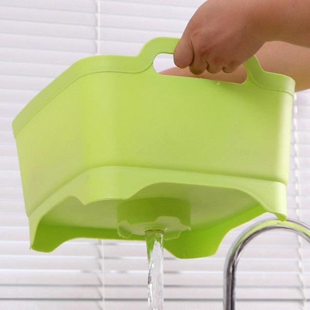 Portable Large Vegetable Washer Drain Basket - Image 2