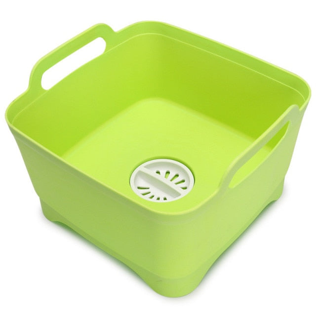 Portable Large Vegetable Washer Drain Basket - Image 9