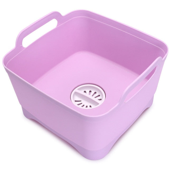 Portable Large Vegetable Washer Drain Basket - Image 12