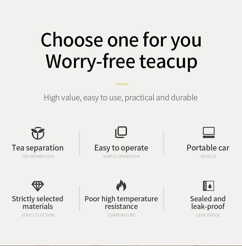 Double Glass Portable Eco-Friendly Tea Infuser - Image 7