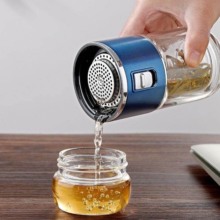 Double Glass Portable Eco-Friendly Tea Infuser - Image 3