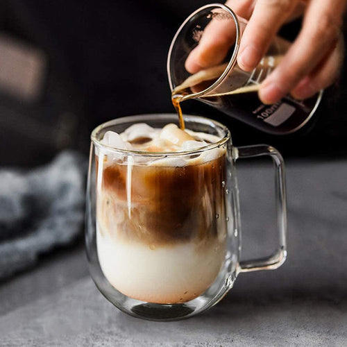 Handmade Double Thermal Insulated Glass Mug - Image 0