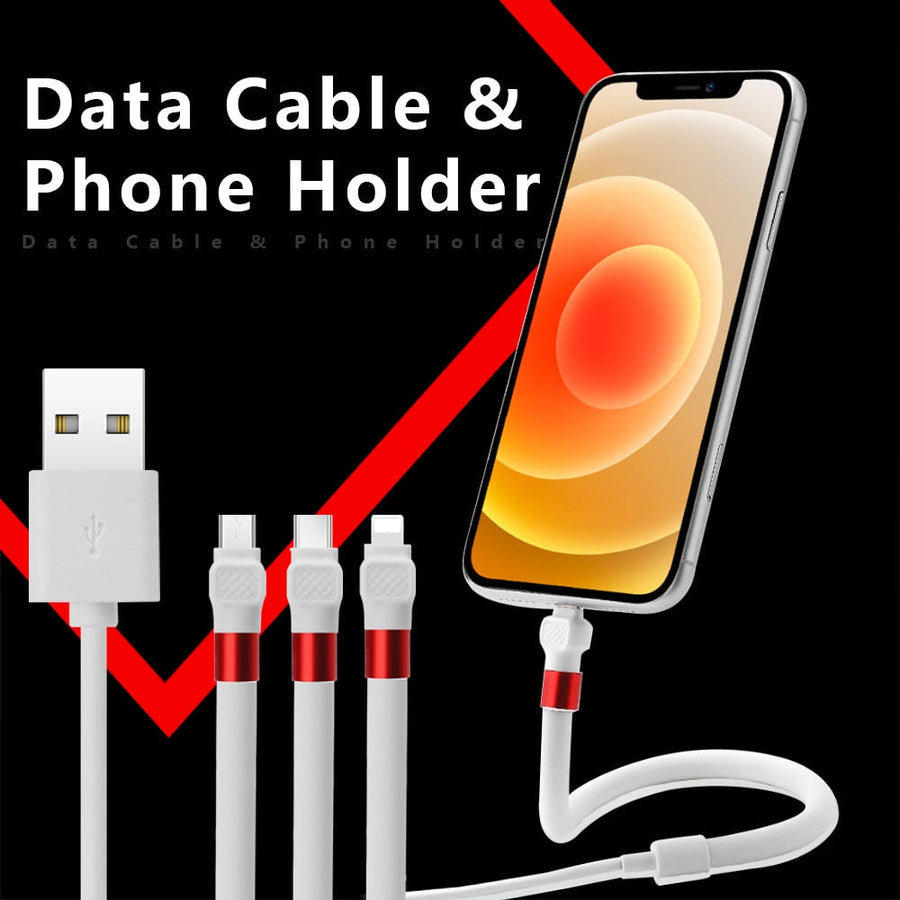 Lazy Fast Charging Cable Phone Holder - Image 2