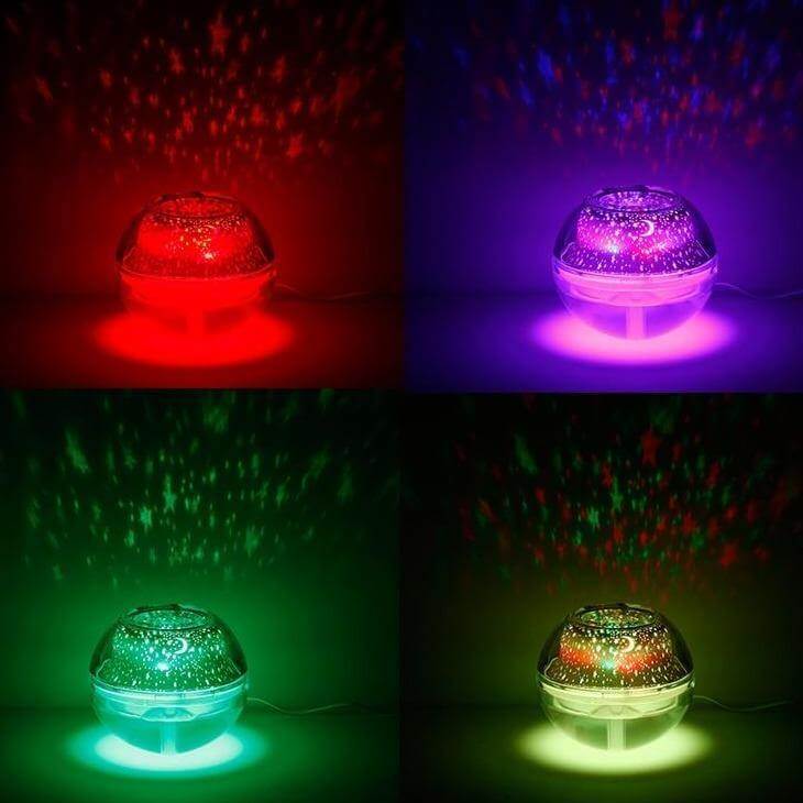 Ultrasonic Colorful Aromatherapy Air Humidifier Diffuser Sky Lamp - Image 6