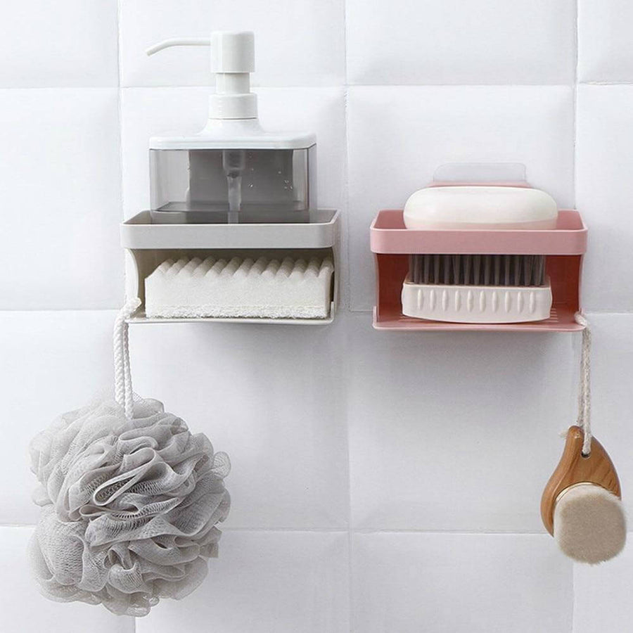Multifunctional Smart Suction Soap Holder Rack - Image 11