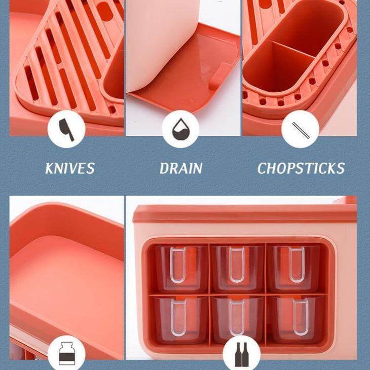 Multifunctional Kitchen Silverware Grain Storage Organizer - Image 4