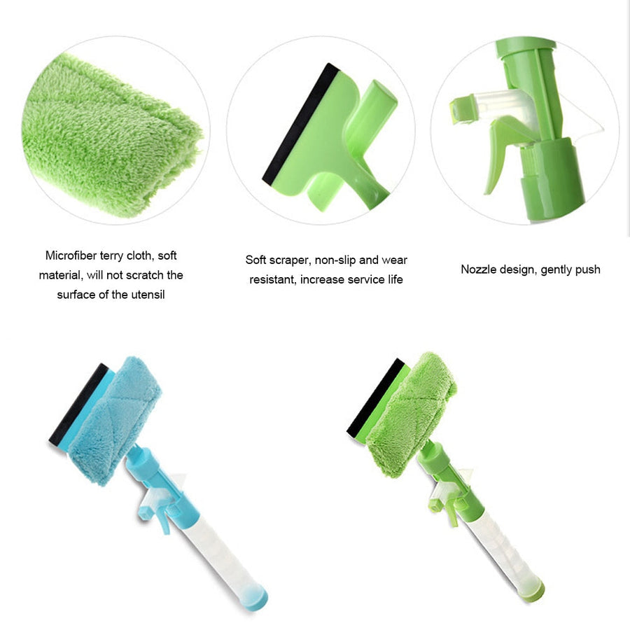 3in1 Window Spray Jet Scraper Cleaner - Image 1