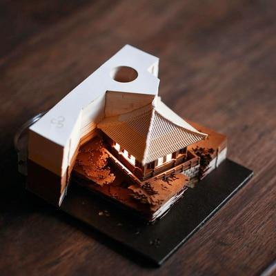 Creative 3D Ancient Architectural Creative Paper - Image 14