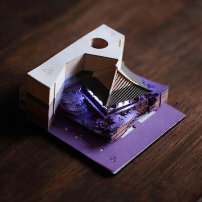 Creative 3D Ancient Architectural Creative Paper - Image 13