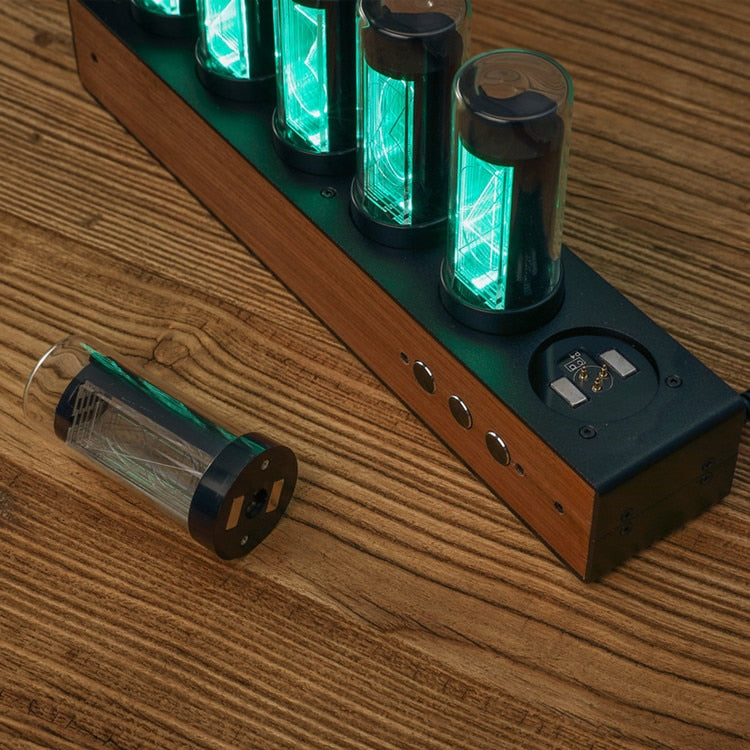 Vintage RGB Digital Tube Table Clock - Image 2