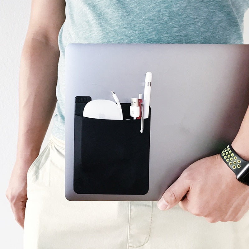 Adhesive Laptop Back Screen Storage Pocket - Image 7