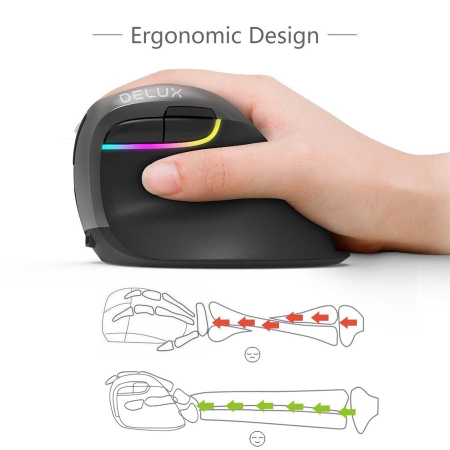 Mini Wireless Silent Ergonomic Mouse - Image 7