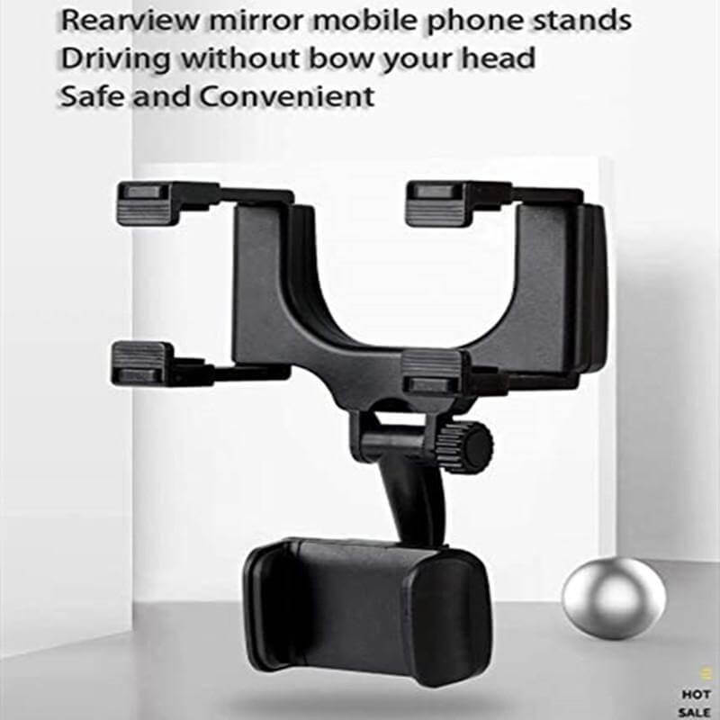 Universal Car Rearview Mirror Phone Holder - Image 4