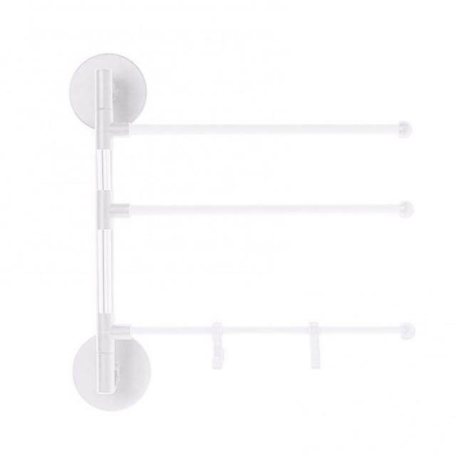 Wall-Mounted Rotating Multi-Layer Towel Rack - Image 8
