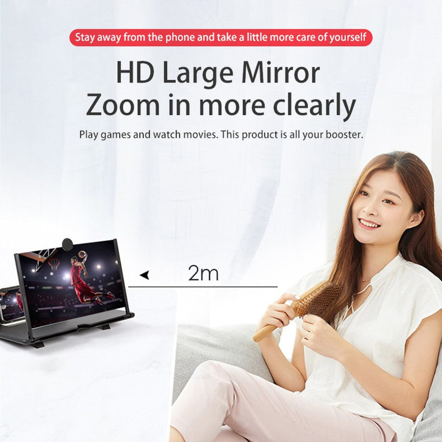 Universal HD Smartphone Screen Magnifier Movie Box - Image 2