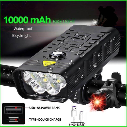 Rechargeable Bike Front Light USB - Image 0