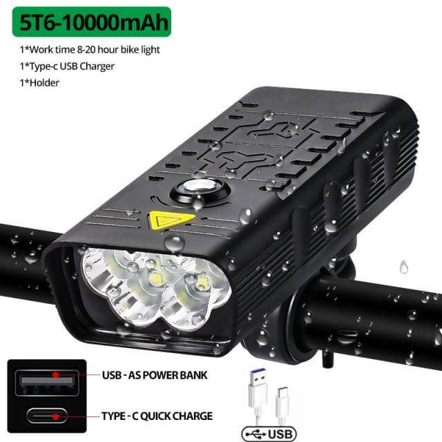 Rechargeable Bike Front Light USB - Image 5