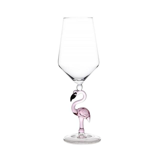 Flamingo Wine Glass - Image 6