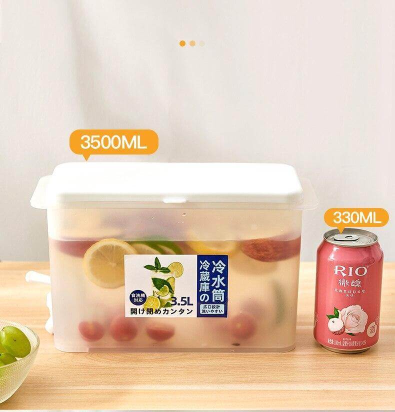 3.5L Fridge Cold Water Juice Dispenser - Image 8