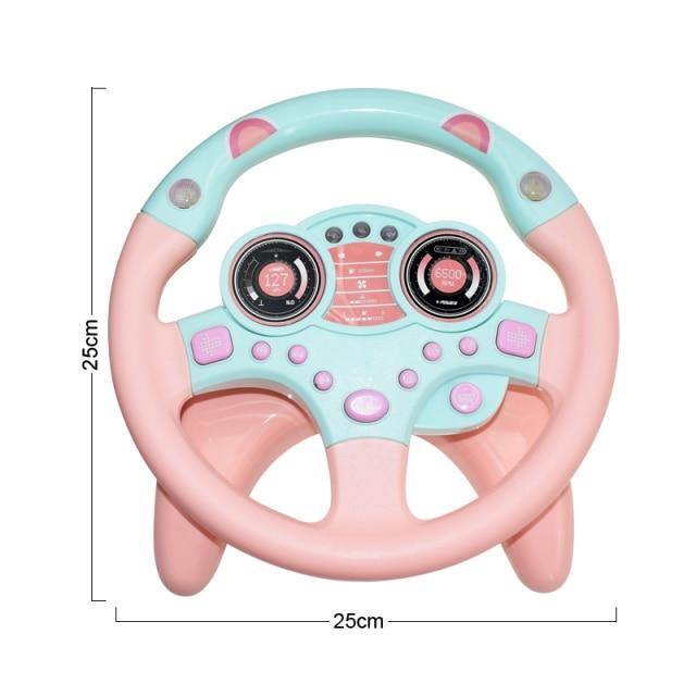 Electric Educational Car Simulation Steering Wheel Toy - Image 14