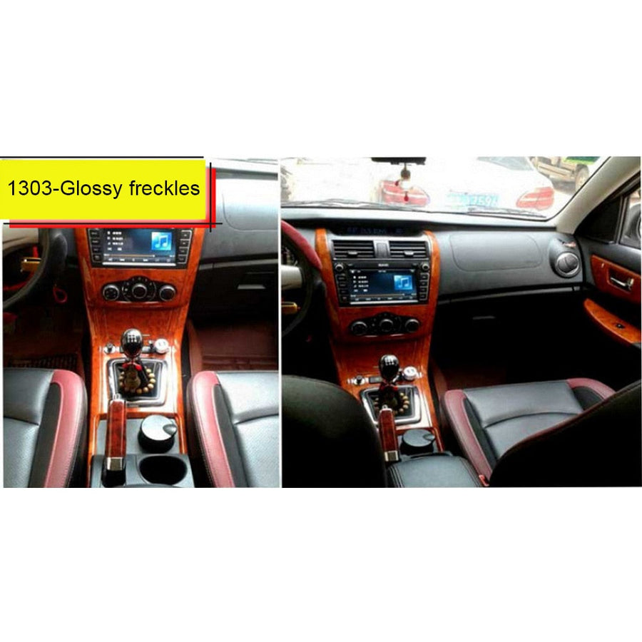 Wood Grain Interior Car Stickers - Image 6