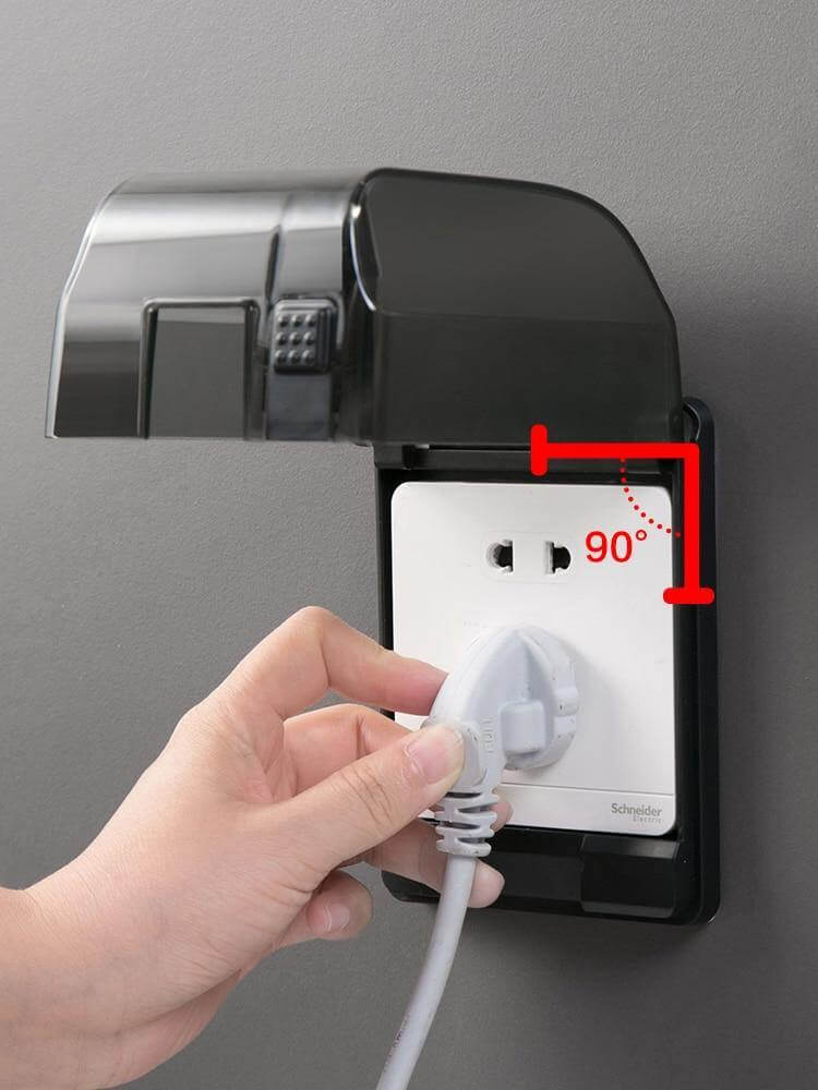 Bathroom Waterproof Large Transparent Socket Protective Box - Image 6