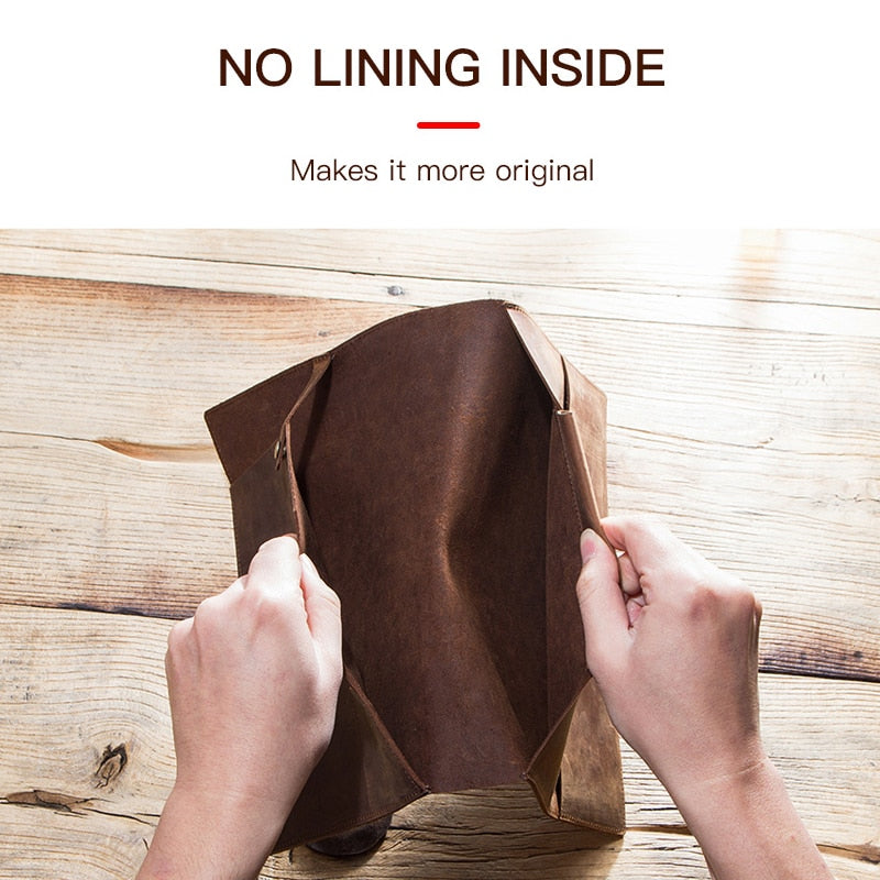 Vintage Leather Travel Passport iPad Wallet - Image 4