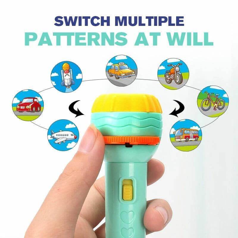 Educational Cartoon Kids Flashlight Projector - Image 4