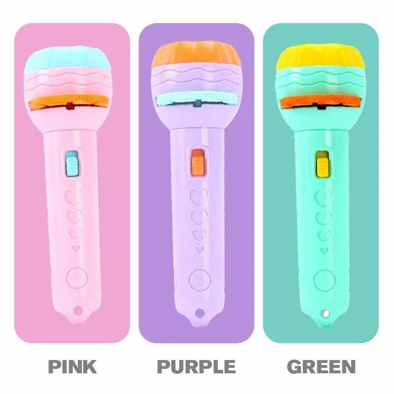Educational Cartoon Kids Flashlight Projector - Image 1