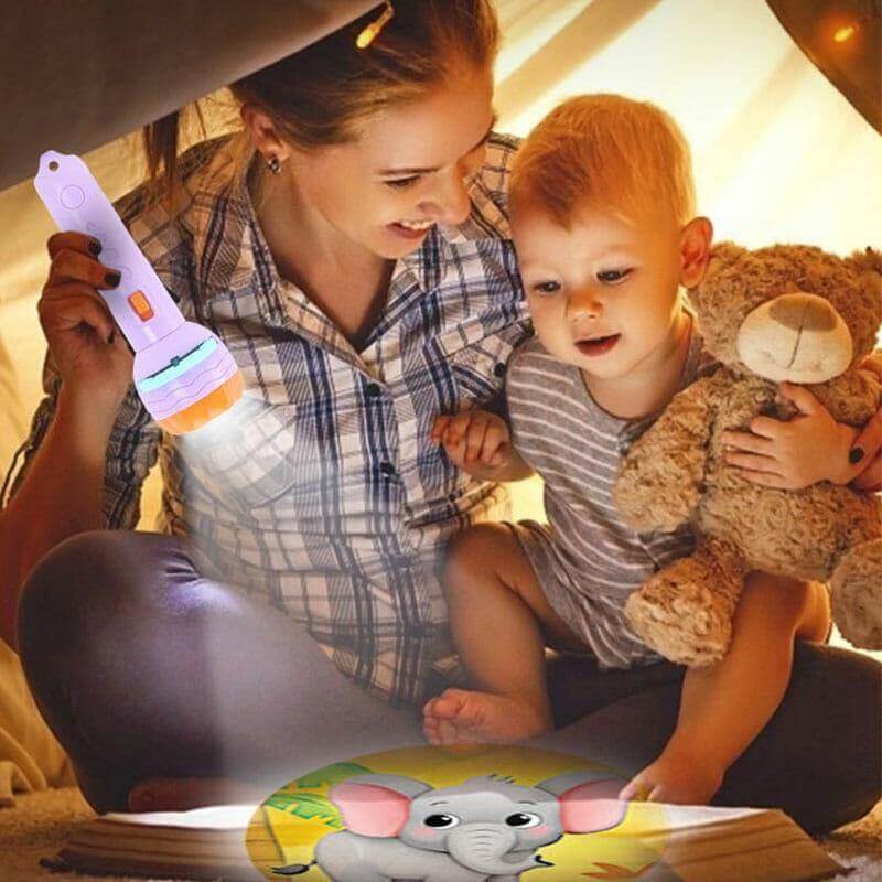 Educational Cartoon Kids Flashlight Projector - Image 7