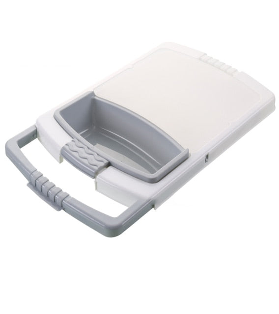 Portable Cutting Board Vegetable Drainer - Image 1