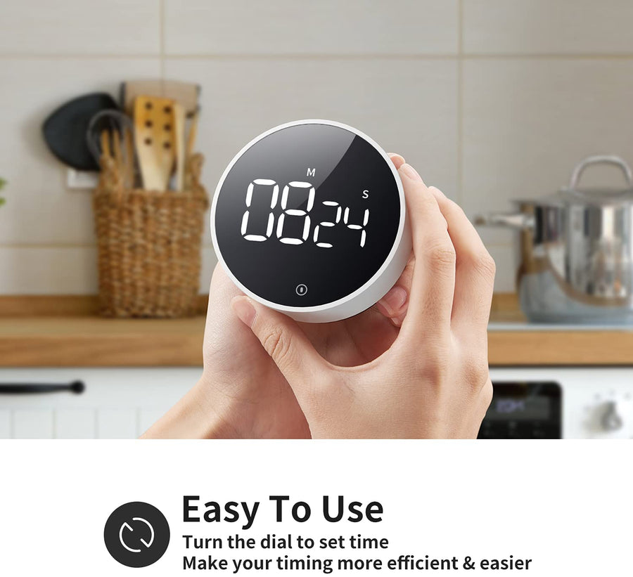 Digital LED Magnetic Kitchen Timer - Image 4