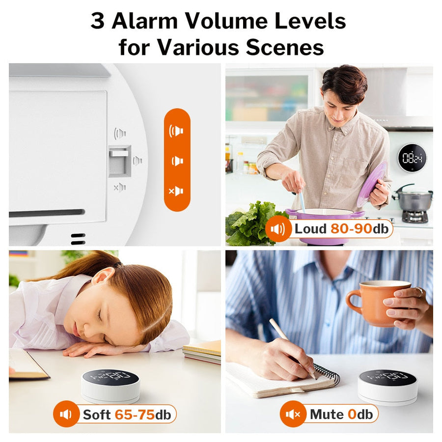 Digital LED Magnetic Kitchen Timer - Image 7