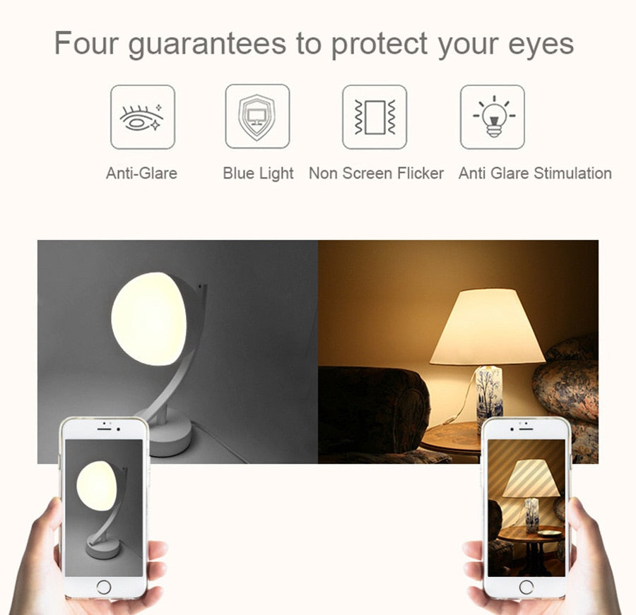Elegant Smart Voice Dimmable LED Desk Lamp - Image 1