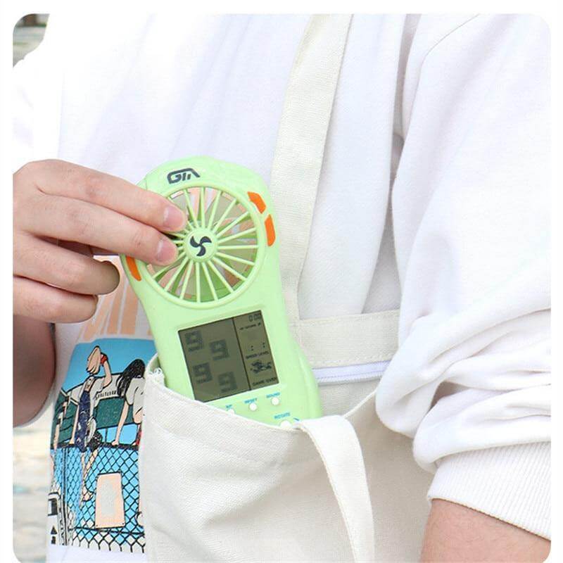 2in1 Portable Mini Game Console with Fan - Image 3