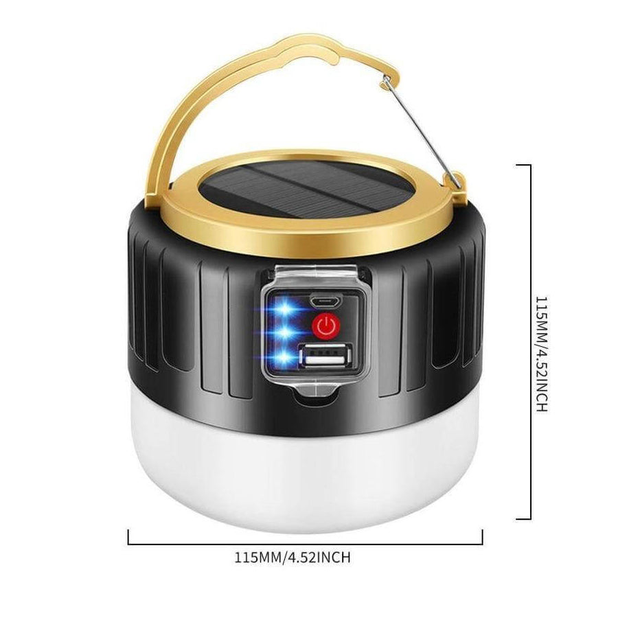 Outdoor Waterproof Solar Rechargeable Camping LED Lamp - Image 9