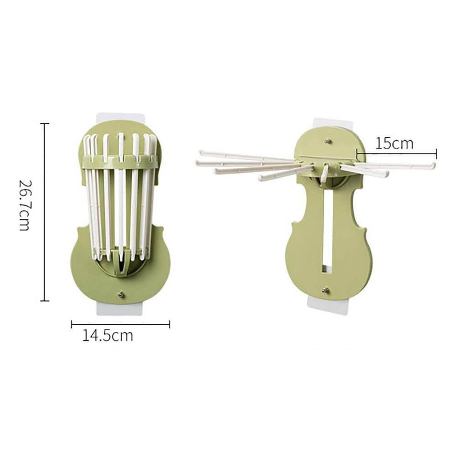 No-Drill Foldable Wall-Mounted Kitchen Storage Rack - Image 7