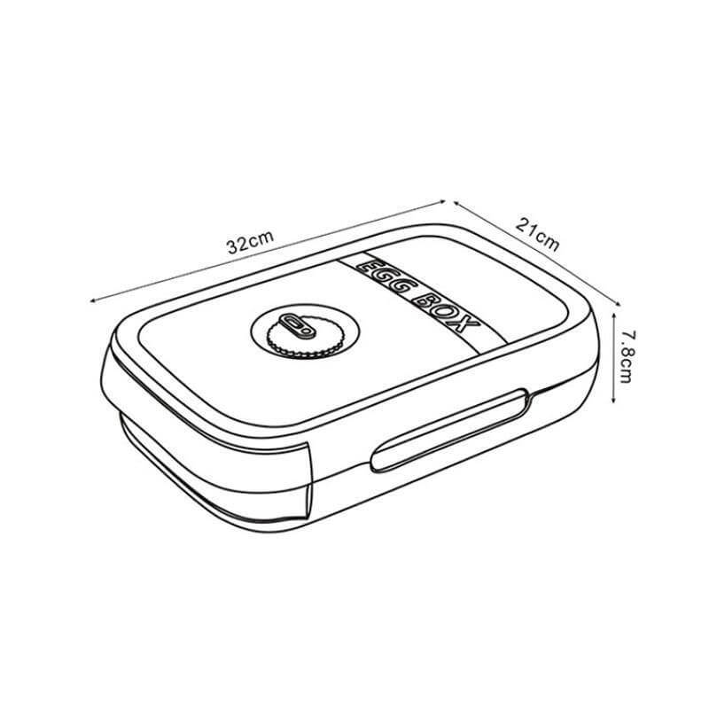 Stackable Refrigerator Egg Storage Drawer Box - Image 7