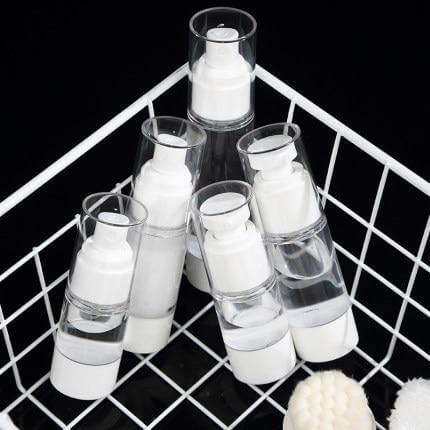 Reusable Clear Travel Airless Pump Bottle Spray - Image 2