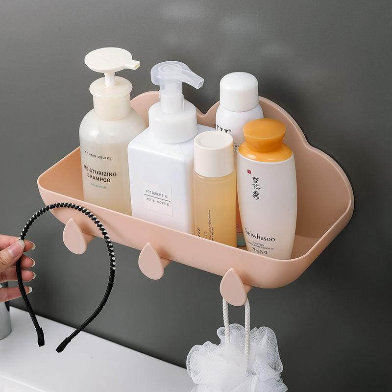 Cloud Cosmetic Bathroom Punch-Free Storage Organizer - Image 2