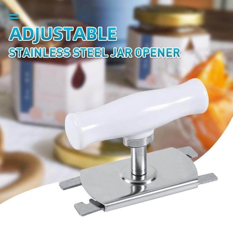 Adjustable Stainless Steel Easy Jar Opener - Image 1