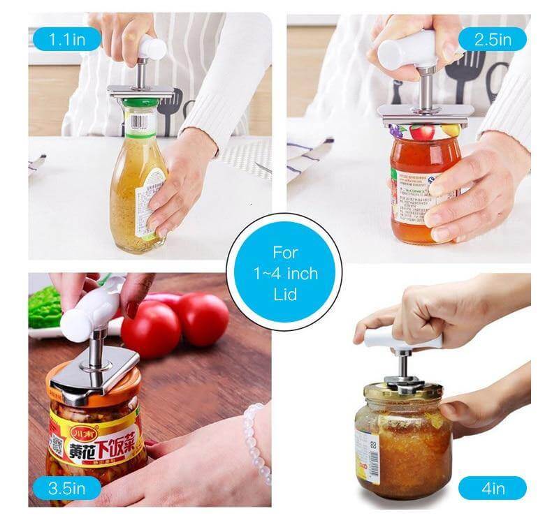 Adjustable Stainless Steel Easy Jar Opener - Image 4