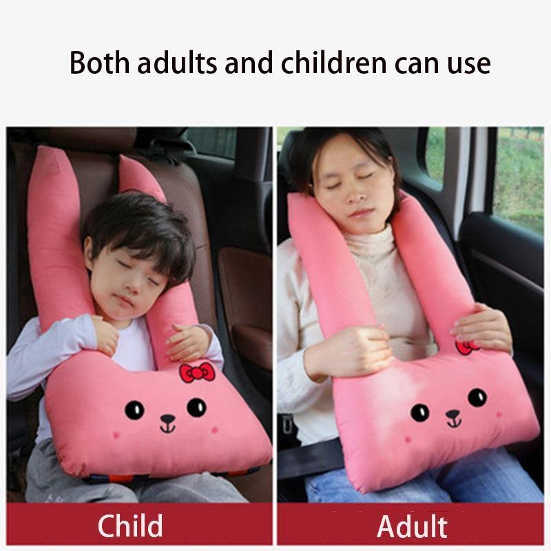 Kids Car Seat Belt Travel Pillow - Image 1