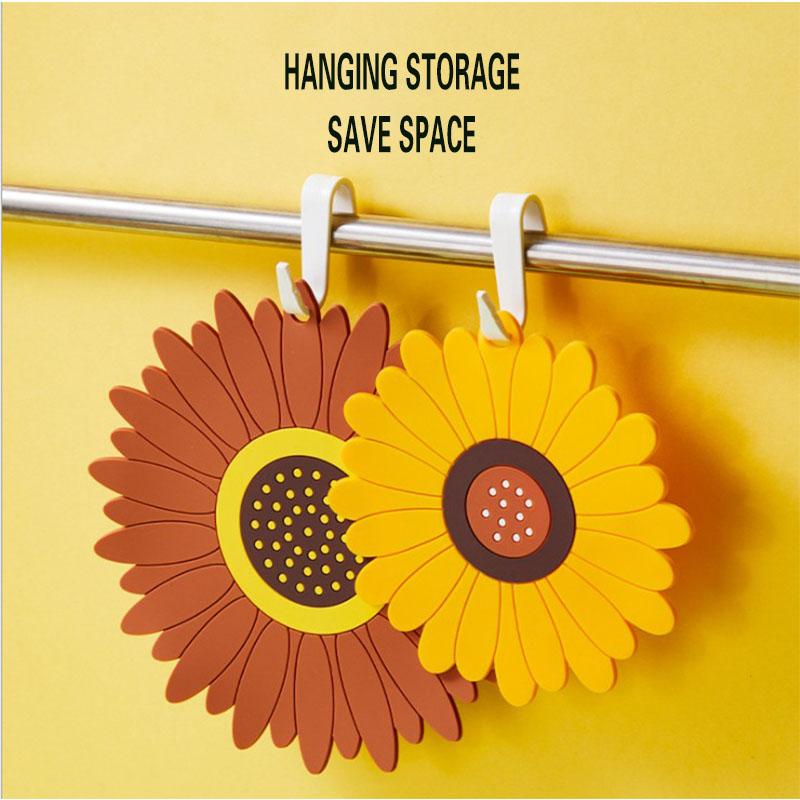 Multifunctional Sunflower Table Mat Coaster - Image 8