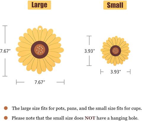 Multifunctional Sunflower Table Mat Coaster - Image 2