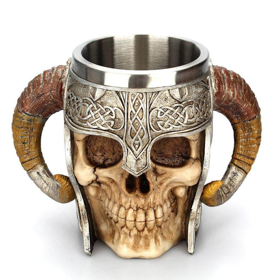 Ancient Skull Stainless Steel Mug - Image 6